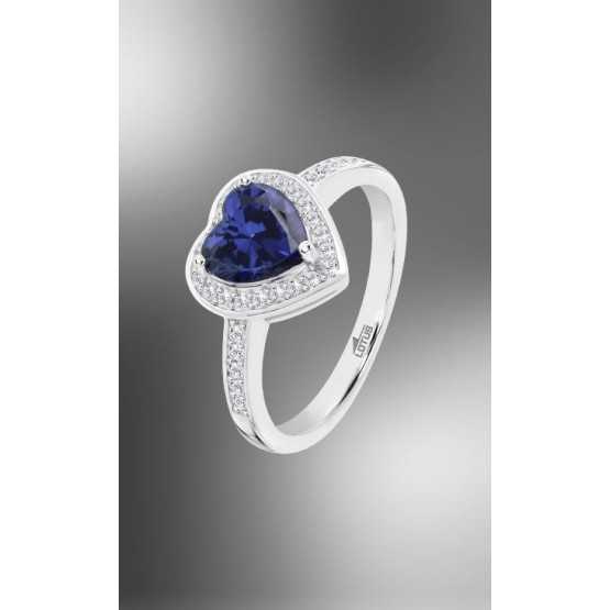 LP3784-3 Colors Corazón azul zafiro