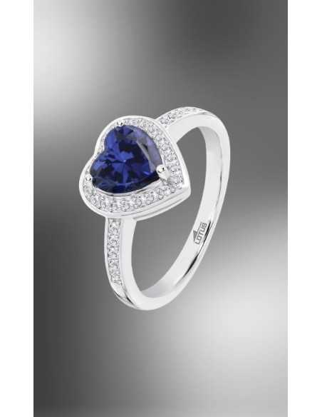 LP3784-3 Colors Corazón azul zafiro