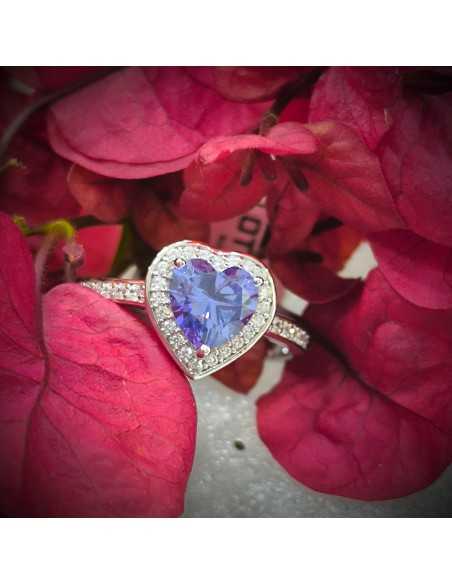 LP3784-3 Colors Corazón azul zafiro