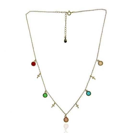 Amagoa Gargantilla Chatones y Cruz...