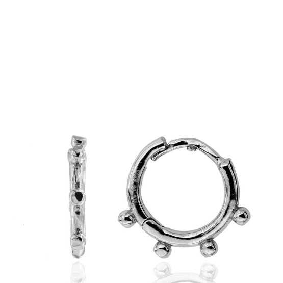 Amagoa Pendientes Aros bolitas