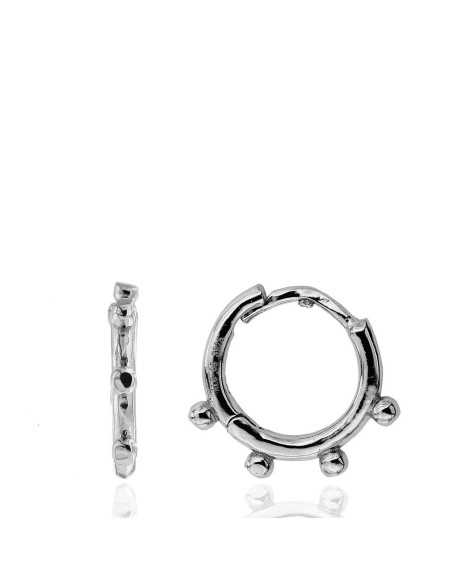 Amagoa Pendientes Aros bolitas