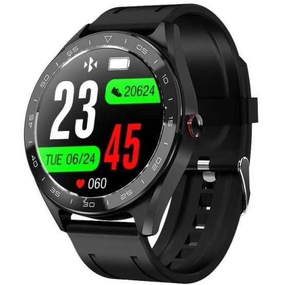 Eurofest Smartwatch Caucho Negro