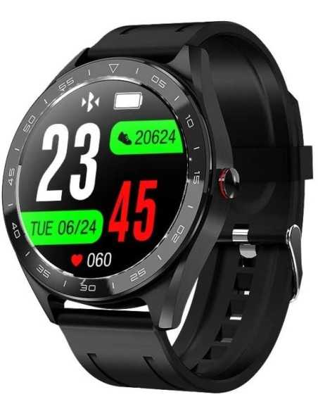 Eurofest Smartwatch Caucho Negro