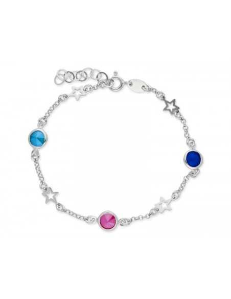 Liska Pulsera Estrellas Cristales Multicolor