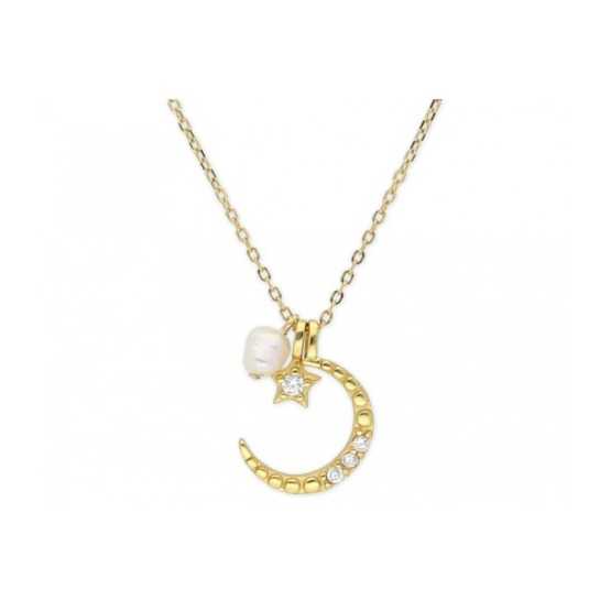 Liska Colgante Luna Estrella Dorado