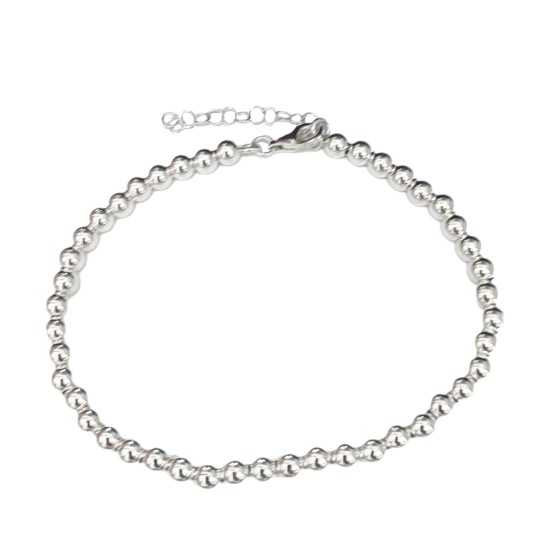 Pulsera Plata Bolas Pequeñas S
