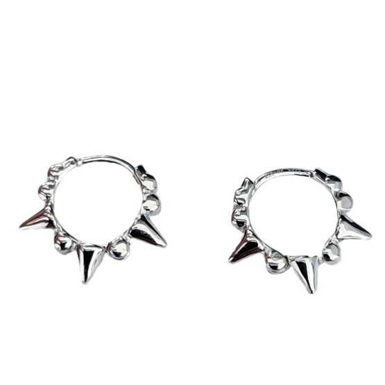 Amagoa Pendientes Aro Pinchos