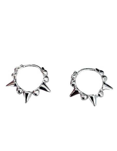 Amagoa Pendientes Aro Pinchos