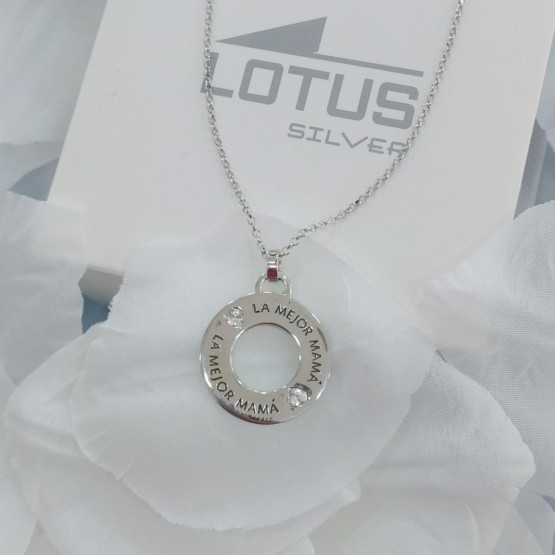 Lotus Silver Collar La Mejor Mamá del Mundo