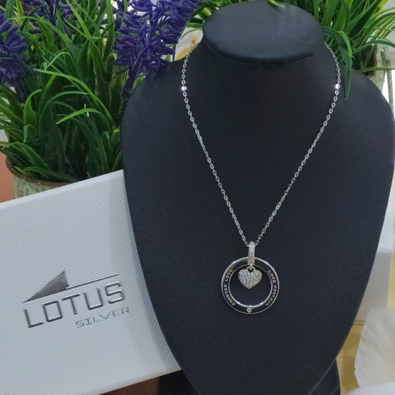 Lotus Silver Collar Forever Love