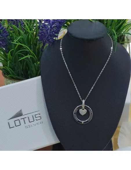 Lotus Silver Collar Forever Love