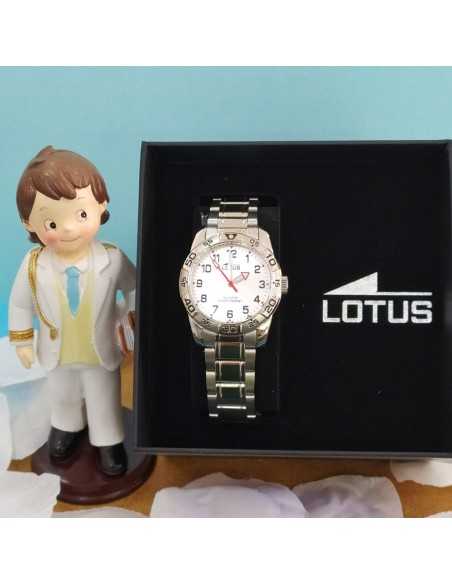 Lotus Junior Cadena Acero Blanco