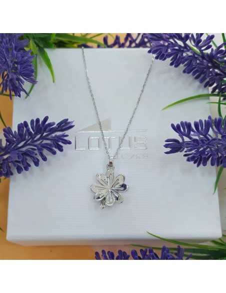 Lotus Silver Trendy Trébol de la Suerte