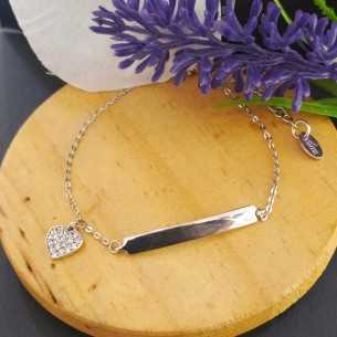 Lotus Silver Pulsera Esclava Abalorio