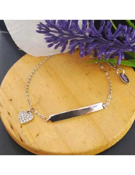 Lotus Silver Pulsera Esclava Abalorio