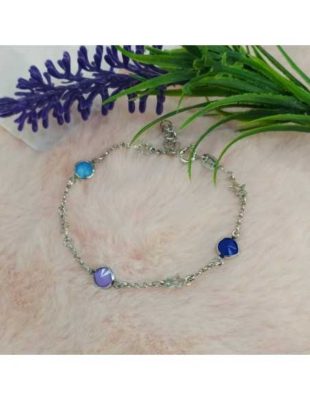 Liska Pulsera Estrellas Cristales Multicolor