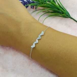 Amagoa Pulsera Corazones Unidos