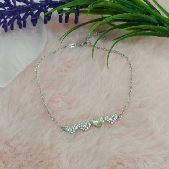 Amagoa Pulsera Corazones Unidos