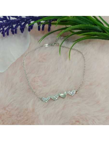 Amagoa Pulsera Corazones Unidos