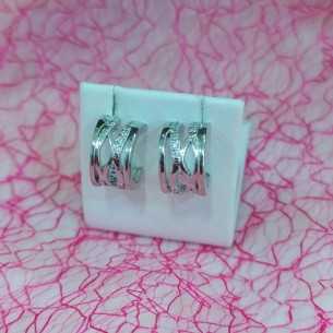 Amagoa Pendientes Dobles Calados