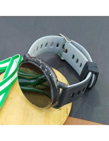 Eurofest Smartwatch Caucho Negro/Gris