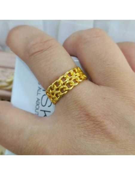 Liska Anillo Cadena Dorado
