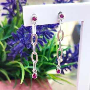 Amagoa Pendientes Largos Cadena