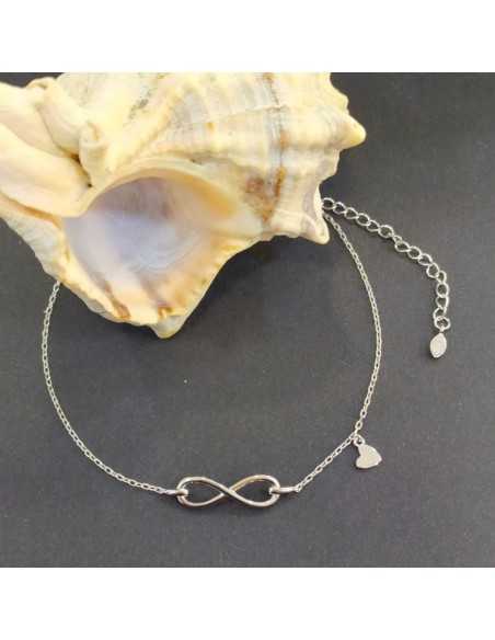 Tobillera Infinito Corazón