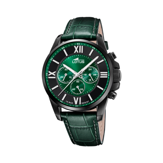 Lotus Chrono Acero Piel