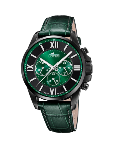 Lotus Chrono Acero Piel