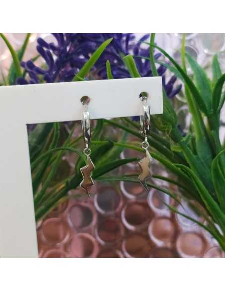 Amagoa Pendientes Aros Rayo