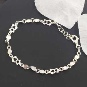 Pulsera Osito Corazones