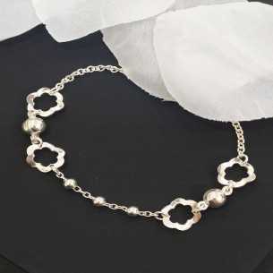 Pulsera Flor Calada Bolas