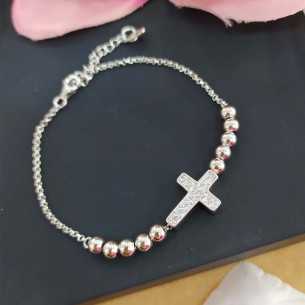 Lotus Silver Pulsera Bolitas