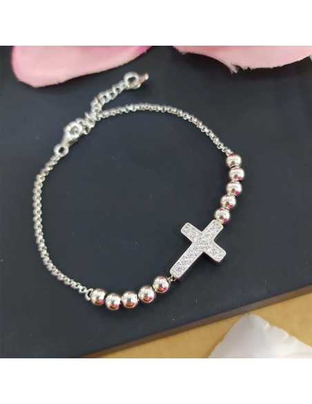 Lotus Silver Pulsera Bolitas