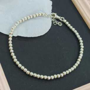 Pulsera Plata Bolas Pequeñas S