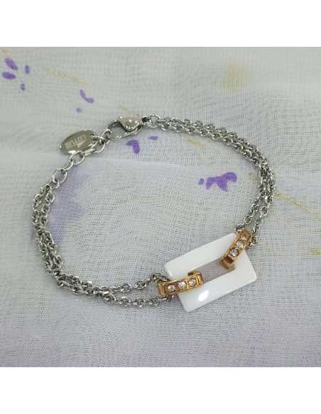 Lotus Style LS1673-2 Ceramic Rectangular Bicolor