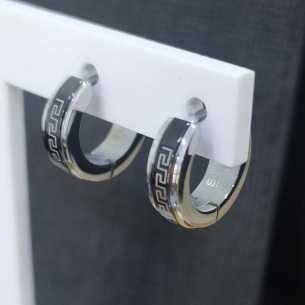 Lotus Style LS2159-4 Men´s Earrings Aro Griego