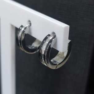 Lotus Style LS2151-4 Men´s Earrings Aro Bicolor