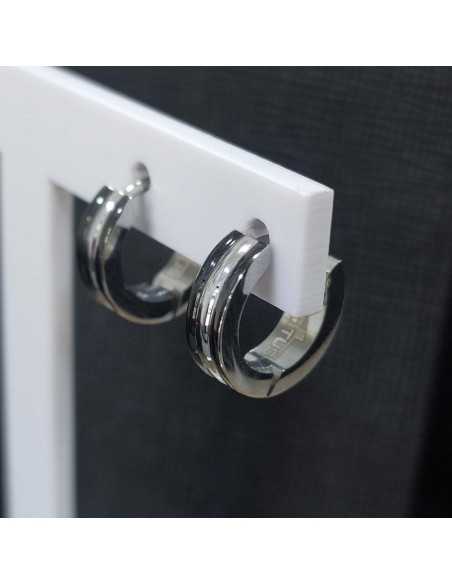 Lotus Style LS2151-4 Men´s Earrings Aro Bicolor