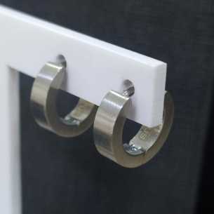 Lotus Style LS2160-4 Men´s Earrings Aro Mate/Brillo