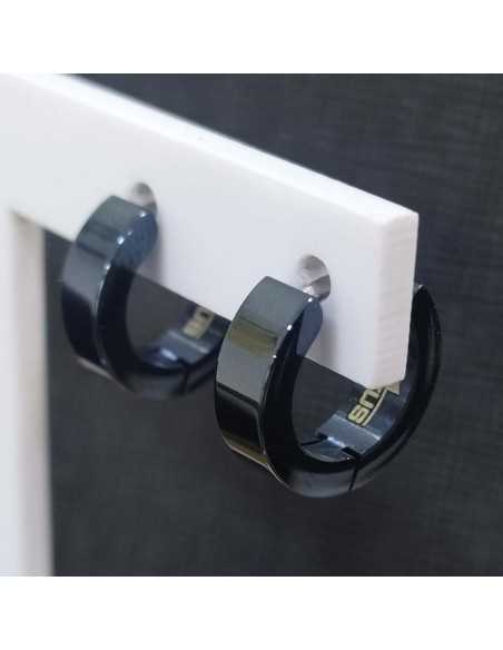 Lotus Style LS2160-4 Men´s Earrings Aro Mate/Brillo