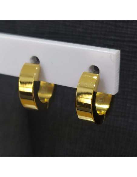 Lotus Style LS2160-4 Men´s Earrings Aro Mate/Brillo