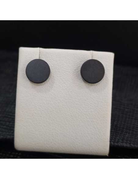 Lotus Style LS2165-4 Men´s Earrings Botón Mate