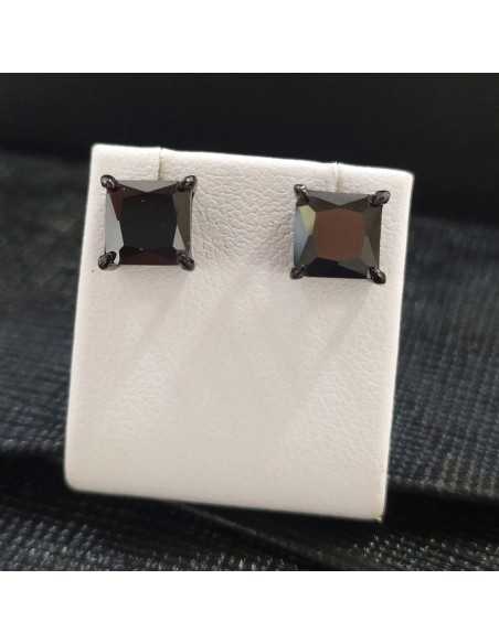 Lotus Style LS2166-4 Men´s Earrings Circonita Cuadrado