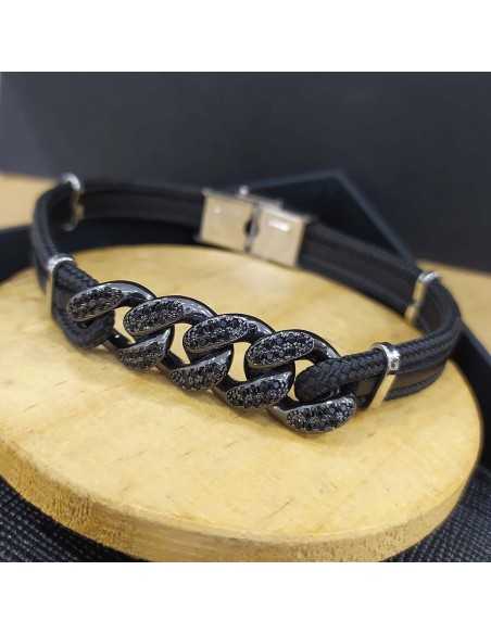 Liska Cadena Eslabones Negros