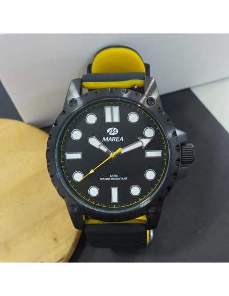 Marea Reloj Caballero Sport Negro/Amarillo