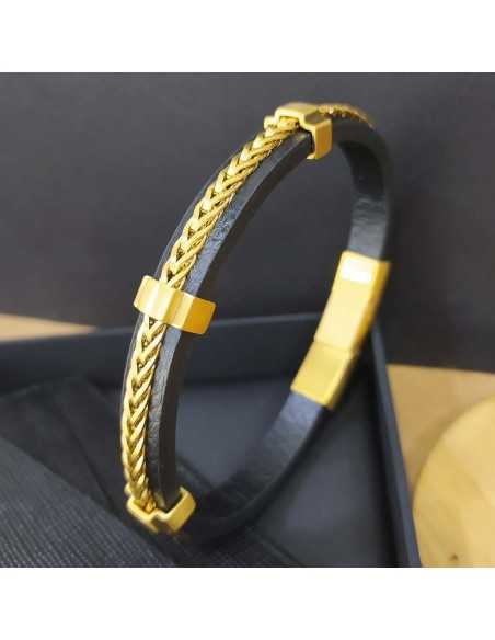 Liska Caucho Cremallera Dorada