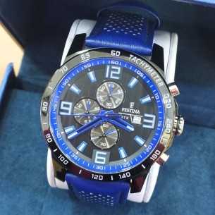 Festina Crono The Originals Correa Piel Azul